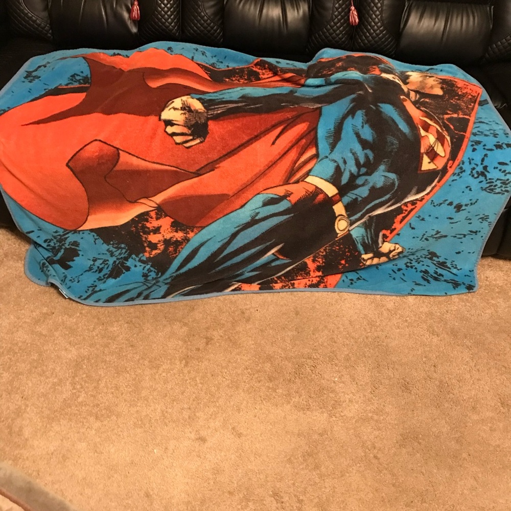 Superman fleece blanket